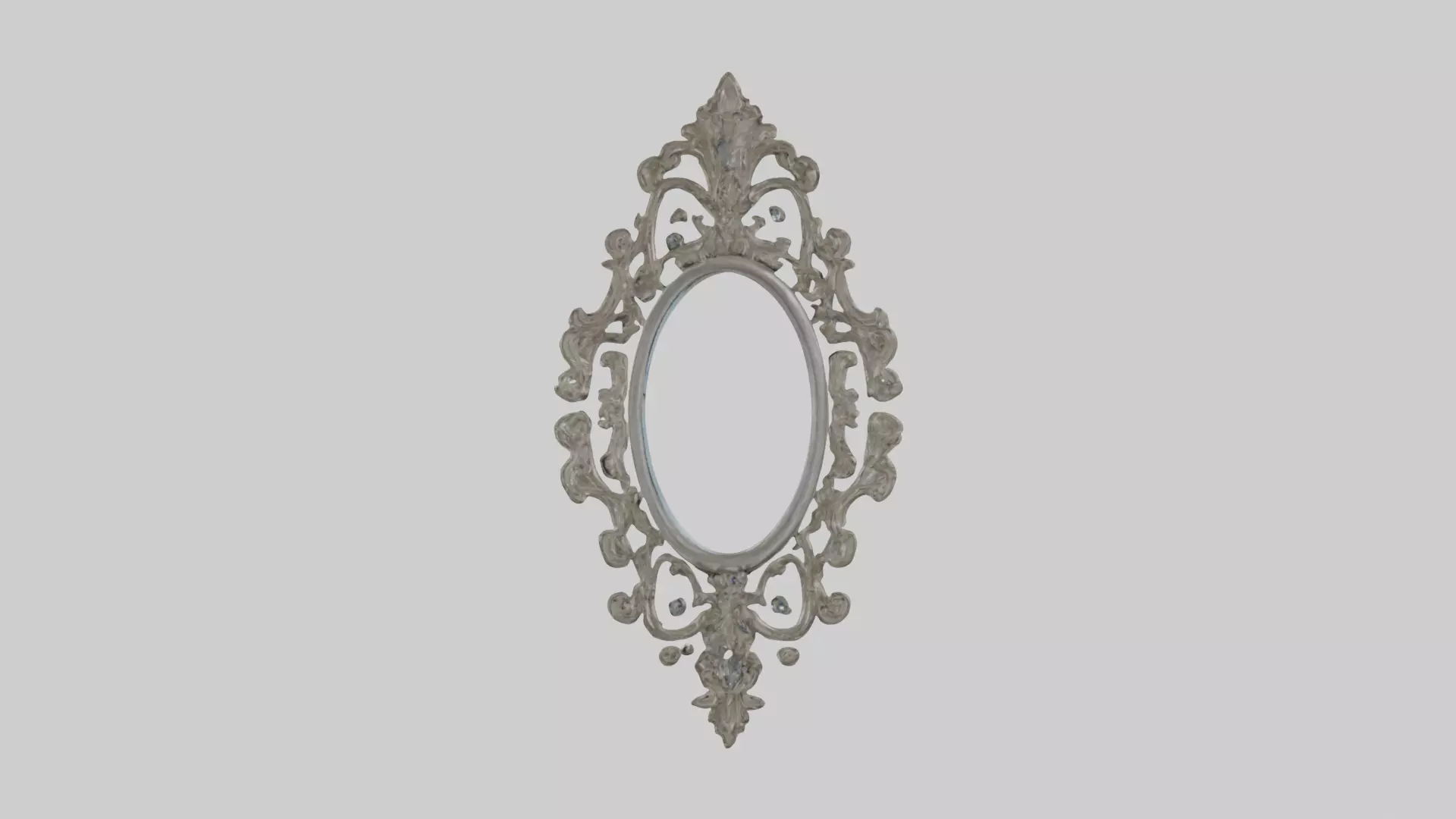 Embellished Wall Mirrors Low-poly 3D model_0