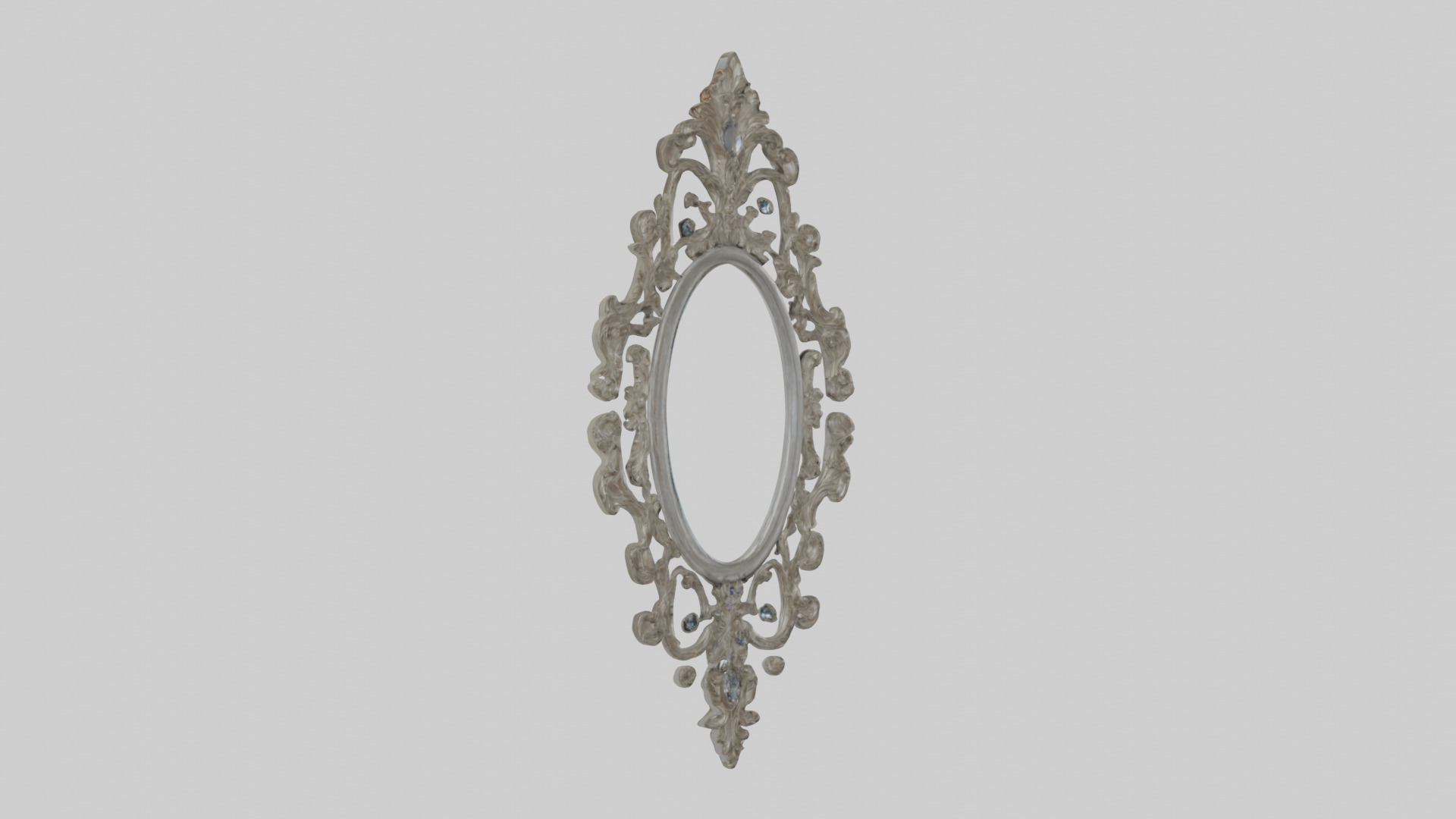 Embellished Wall Mirrors Low-poly 3D model_9