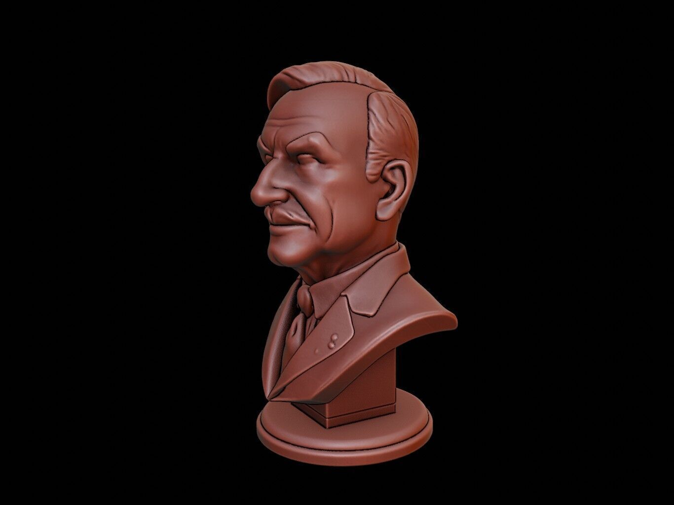 Warren G Harding Bust 3D print model_2