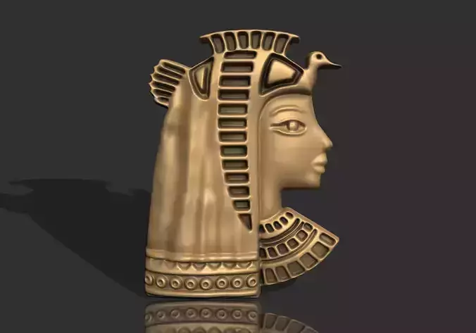 CLEOPATRA QUEEN ANCIENT EGYPT JEWELRY 3D print model