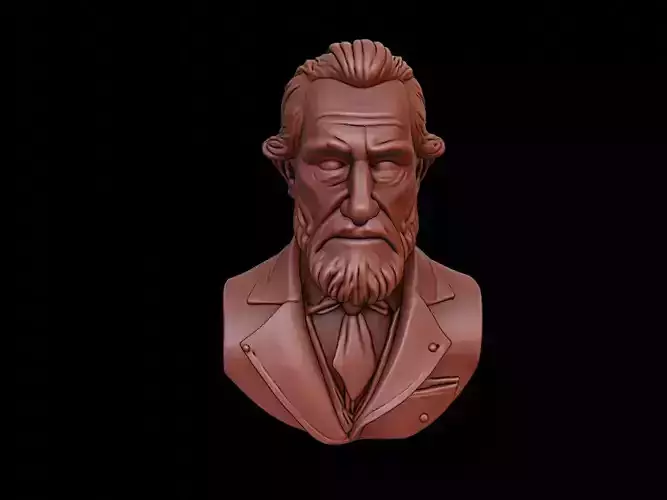 William Clark Bust 3D print model