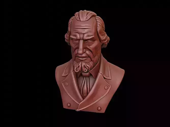 William Clark Bust 3D print model