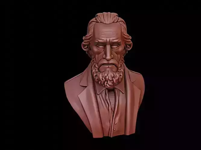 William Clark Bust 3D print model