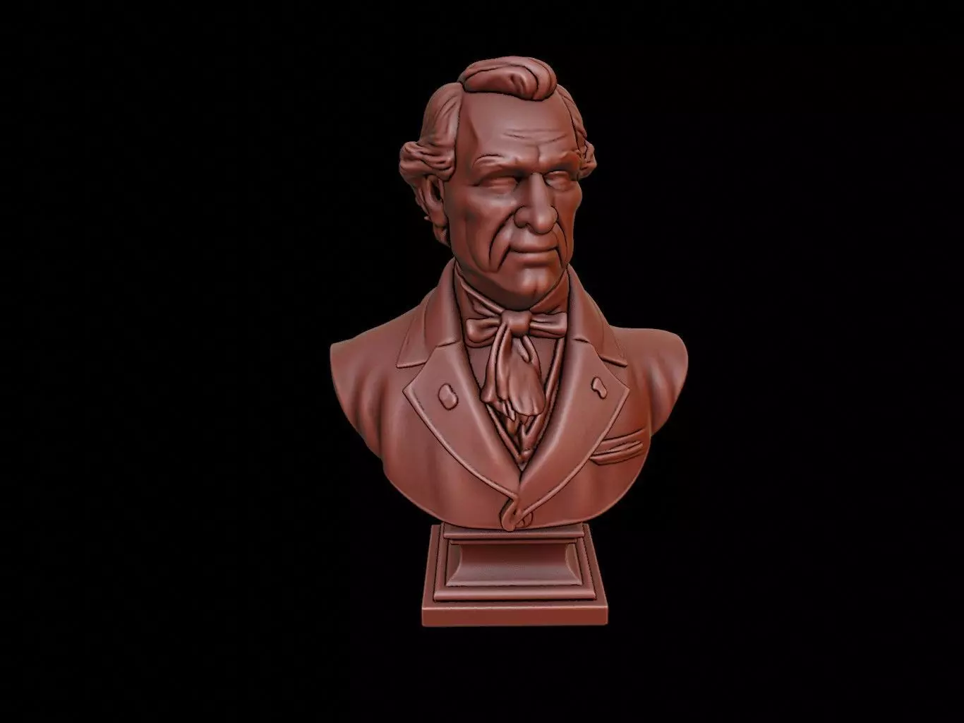 William Henry Harrison Bust 3D print model