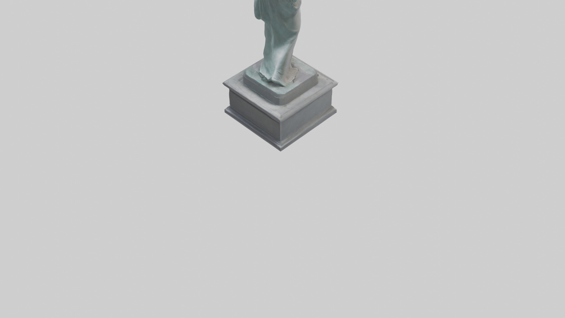 Empowered for Liberty statue model Low-poly 3D model_5