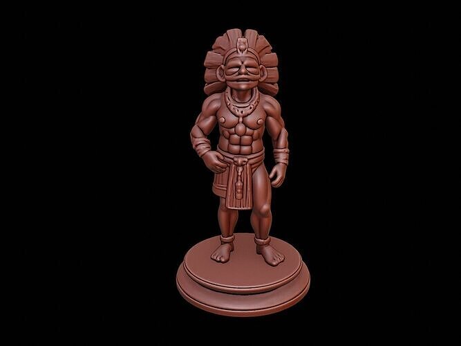 Ahuizotl Bust 3D print model