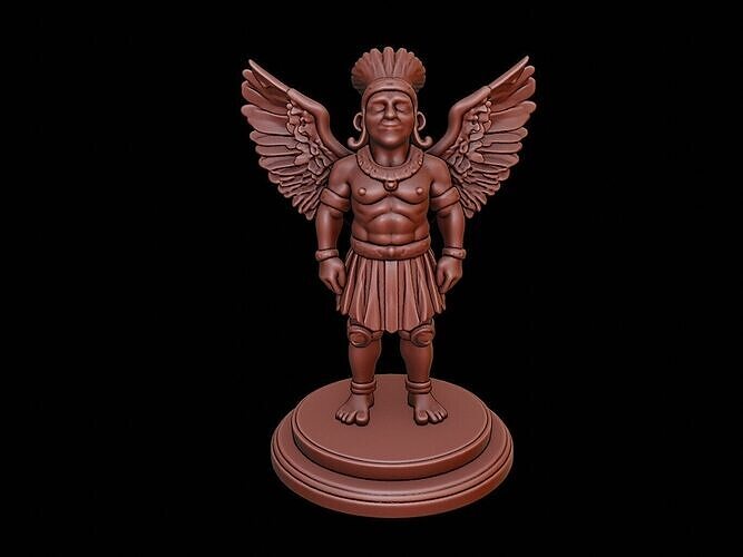 Ahuizotl Bust 3D print model