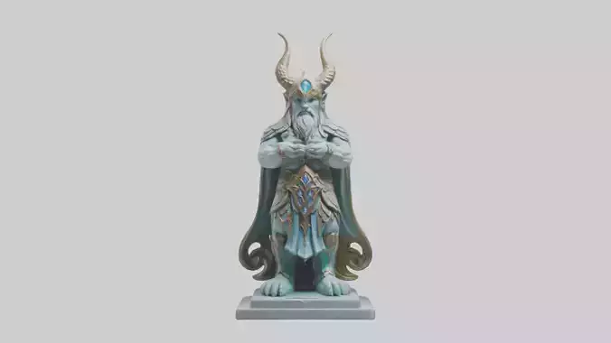 Enchanted Guardian statue model