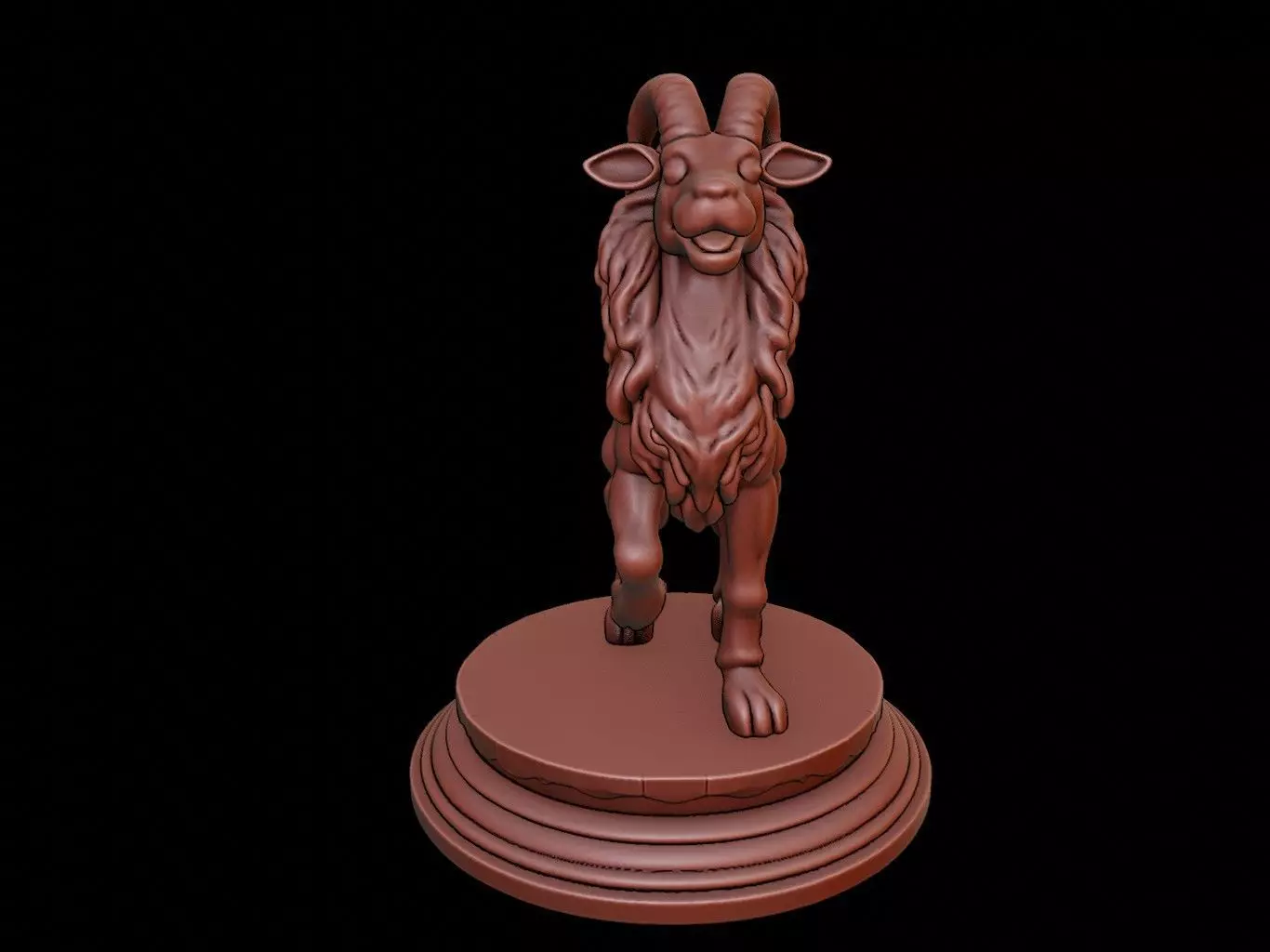 Ammit Bust 3D print model_0