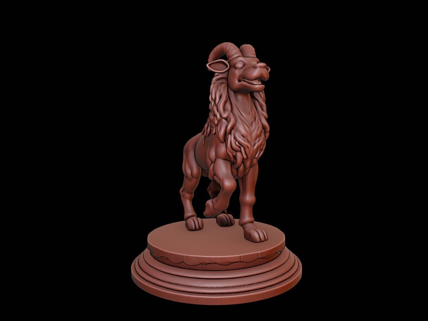 Ammit Bust 3D print model_1
