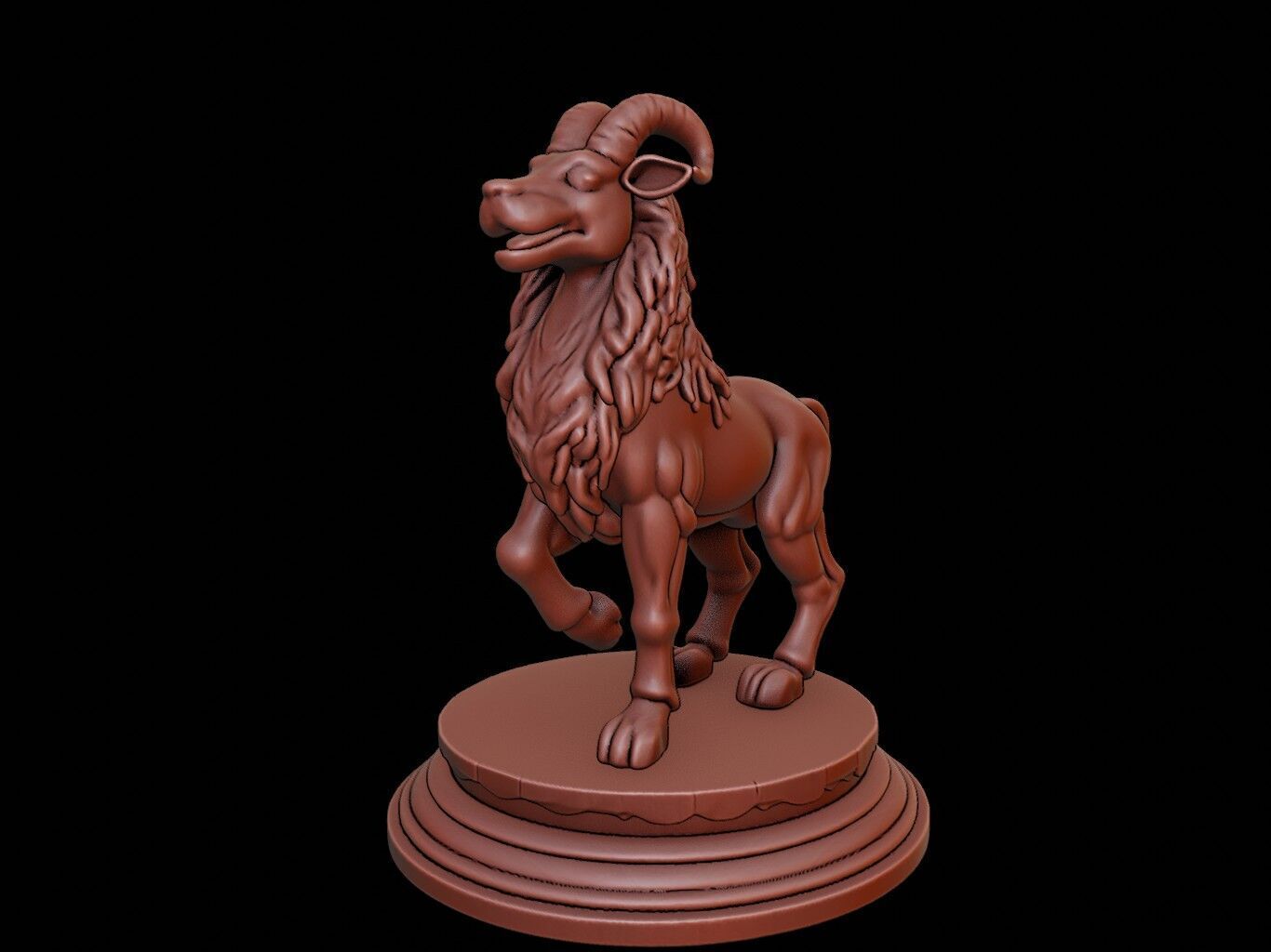 Ammit Bust 3D print model_2