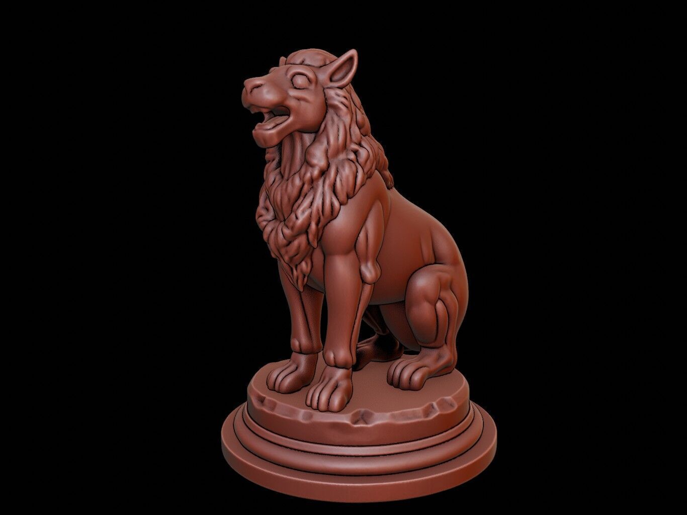 Ammit Bust 3D print model_2