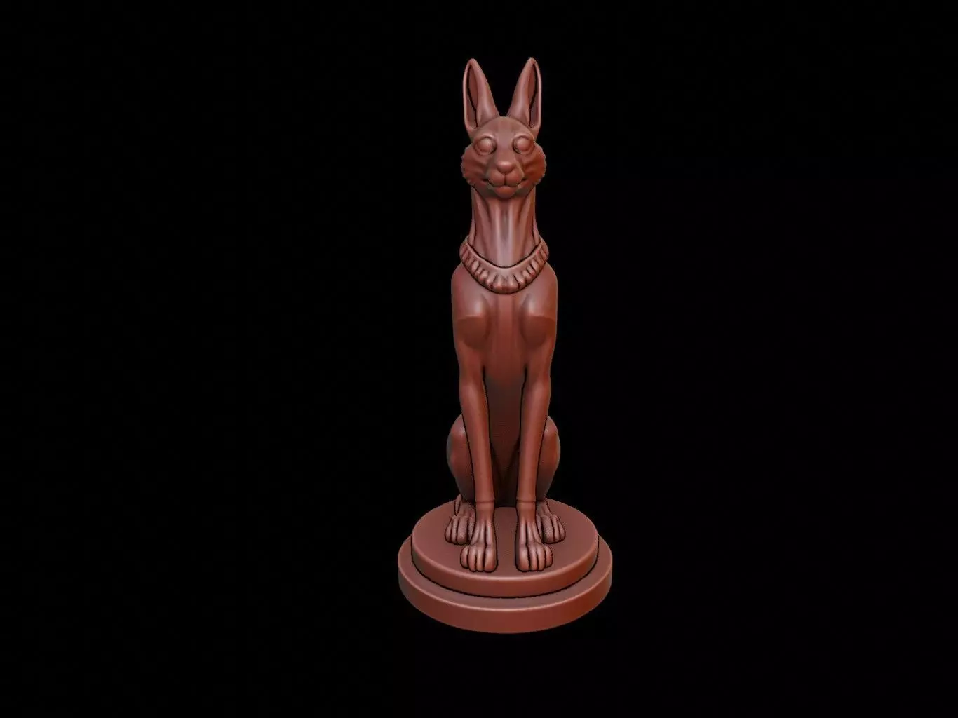 Bastet Bust 3D print model