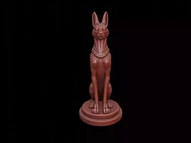 Bastet Bust 3D print model