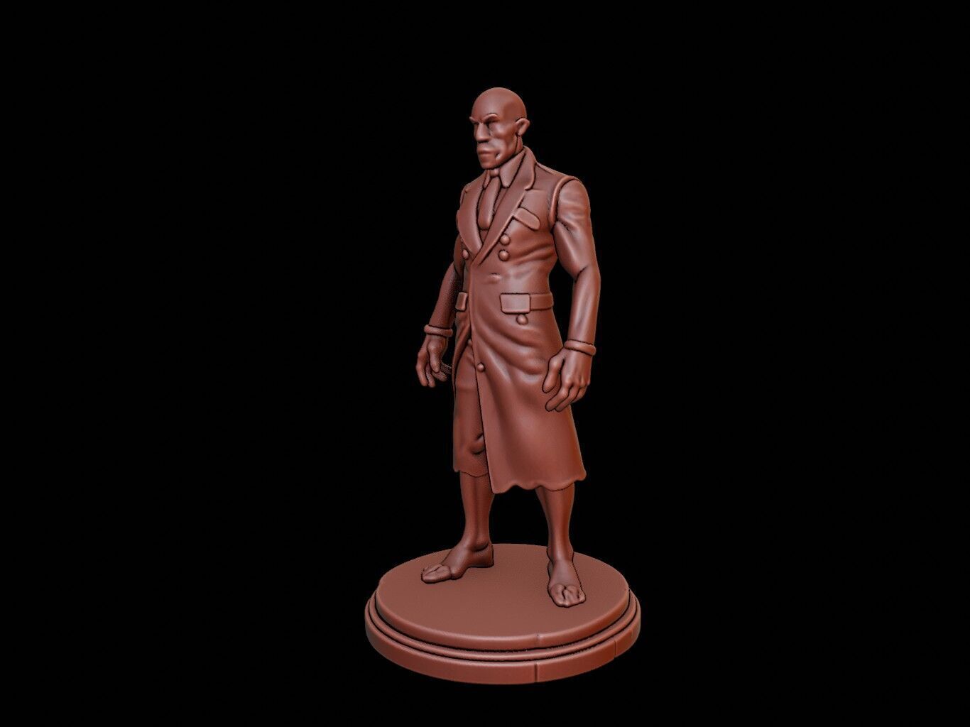 Bogeyman Bust 3D print model_2