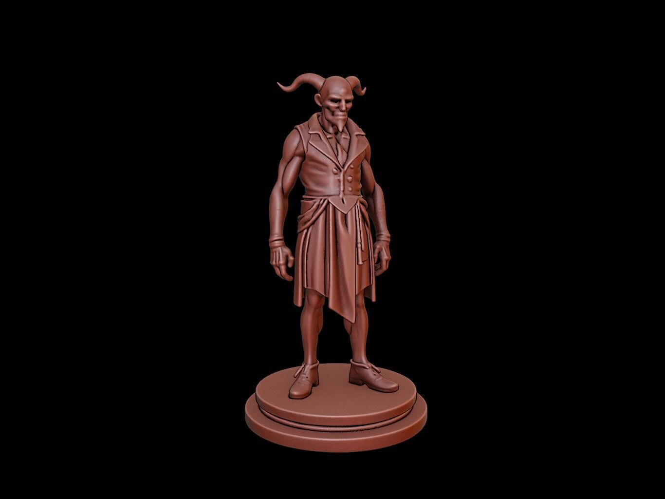 Bogeyman Bust 3D print model_1