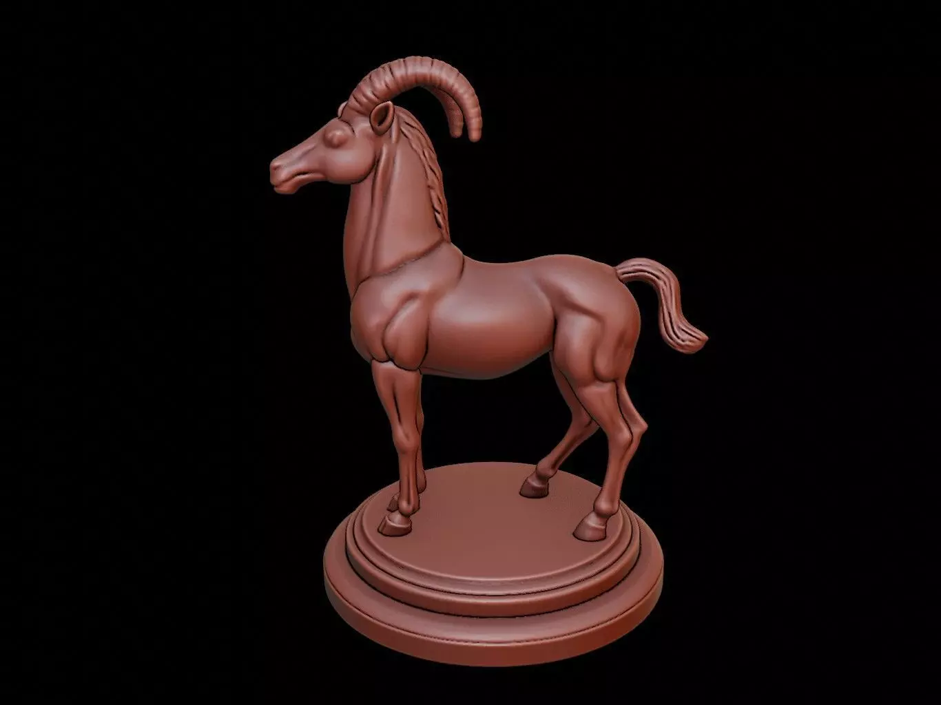 Centaur Bust 3D print model_0