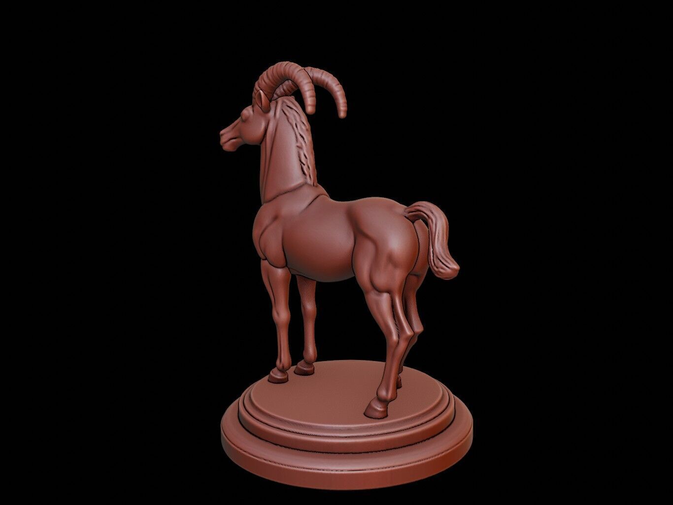 Centaur Bust 3D print model_2