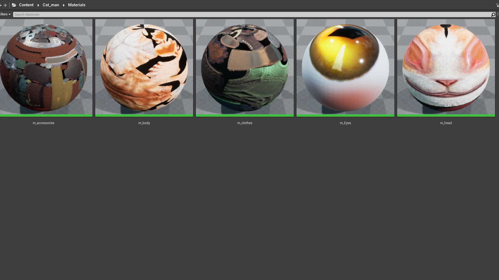 Cat man Low-poly 3D model_14