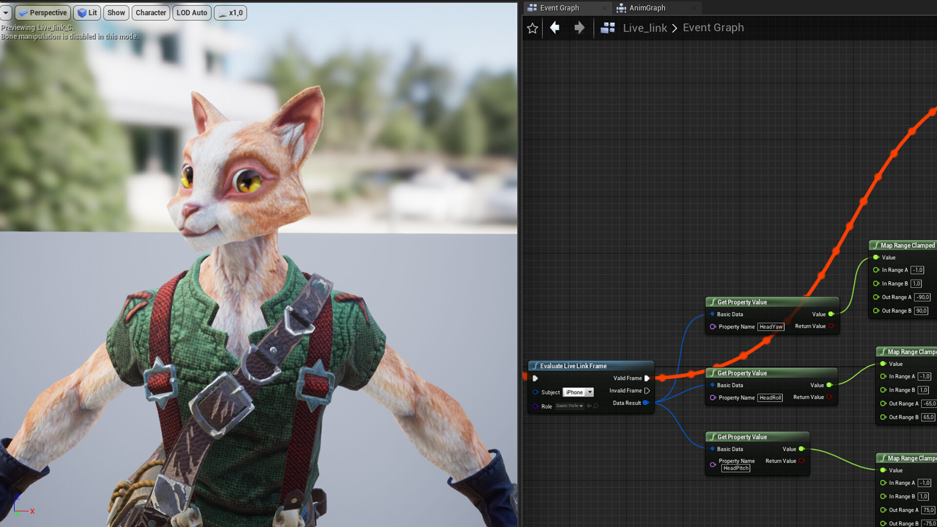 Cat man Low-poly 3D model_12