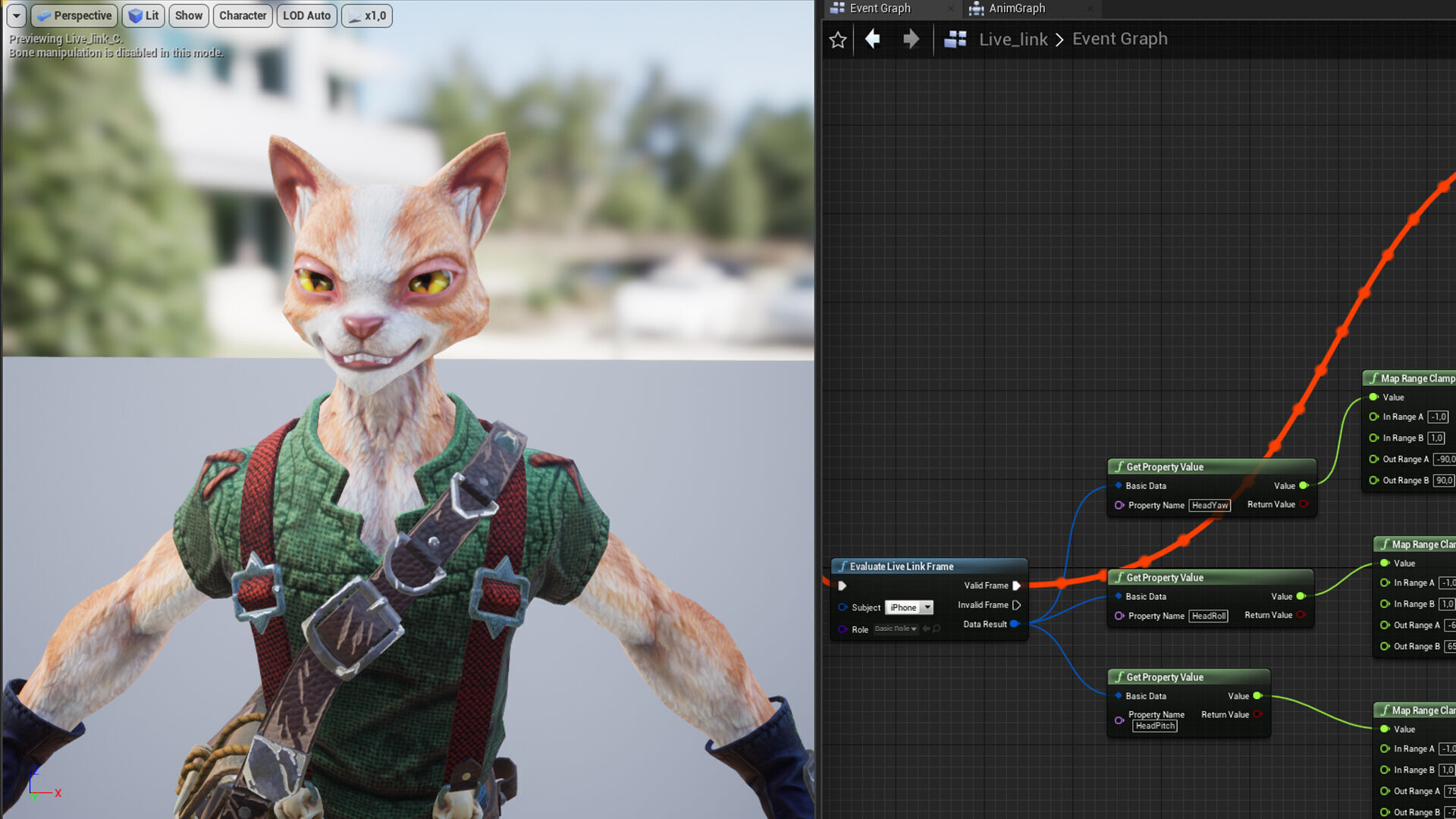 Cat man Low-poly 3D model_13