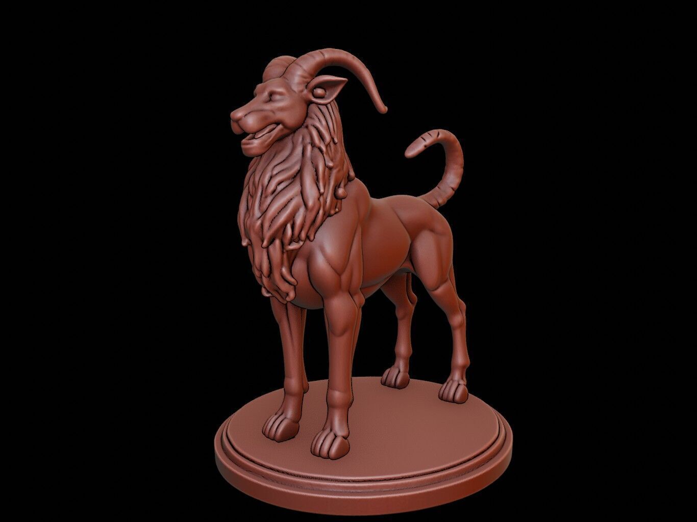 Cerberus Bust 3D print model_2