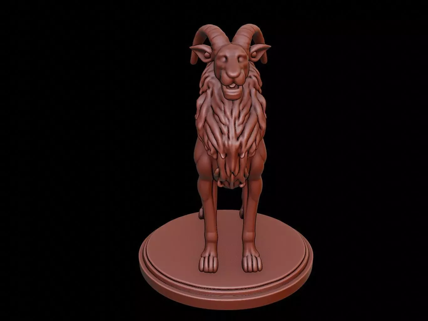 Cerberus Bust 3D print model_0