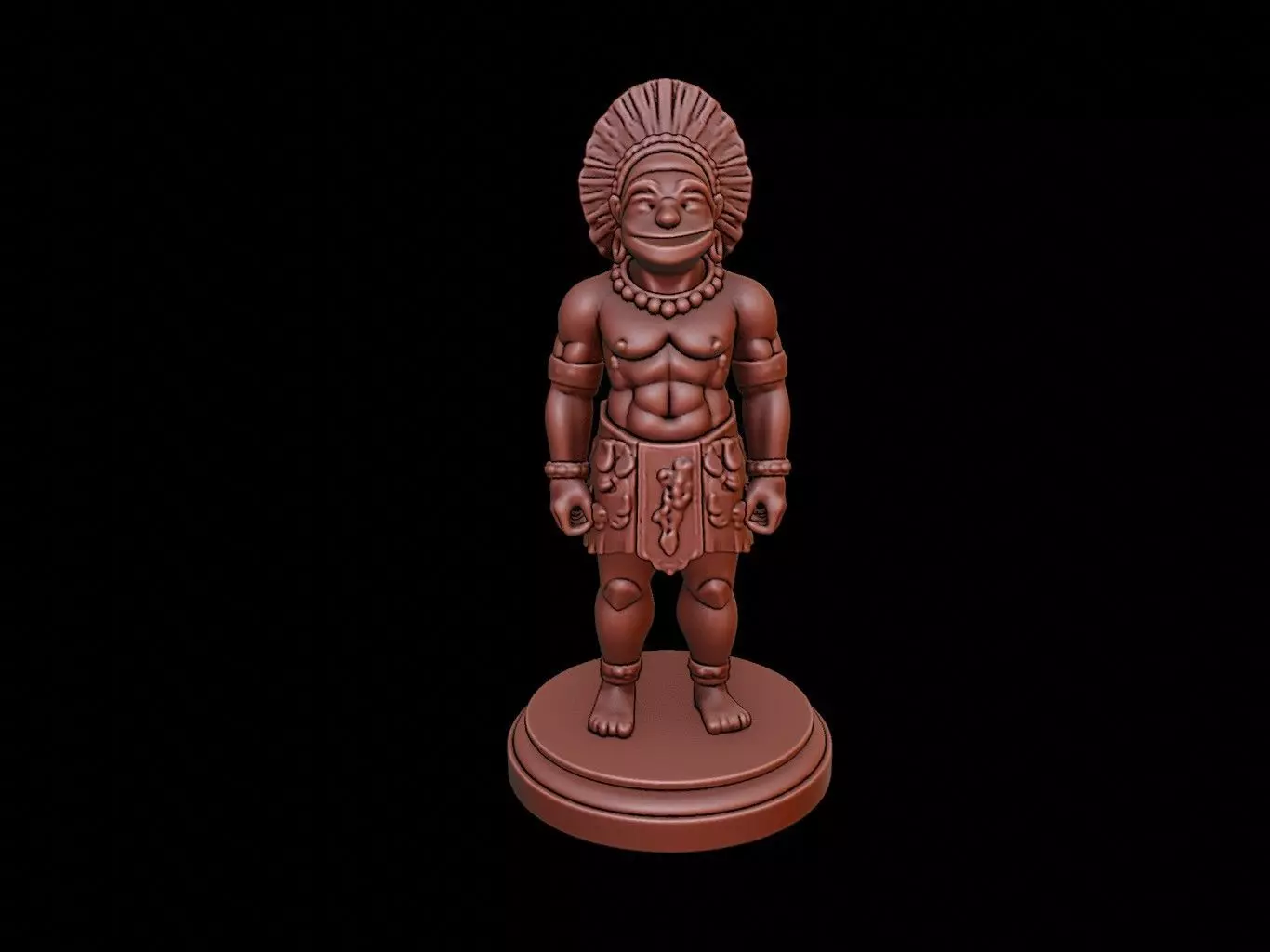 Cipactli Bust 3D print model_0