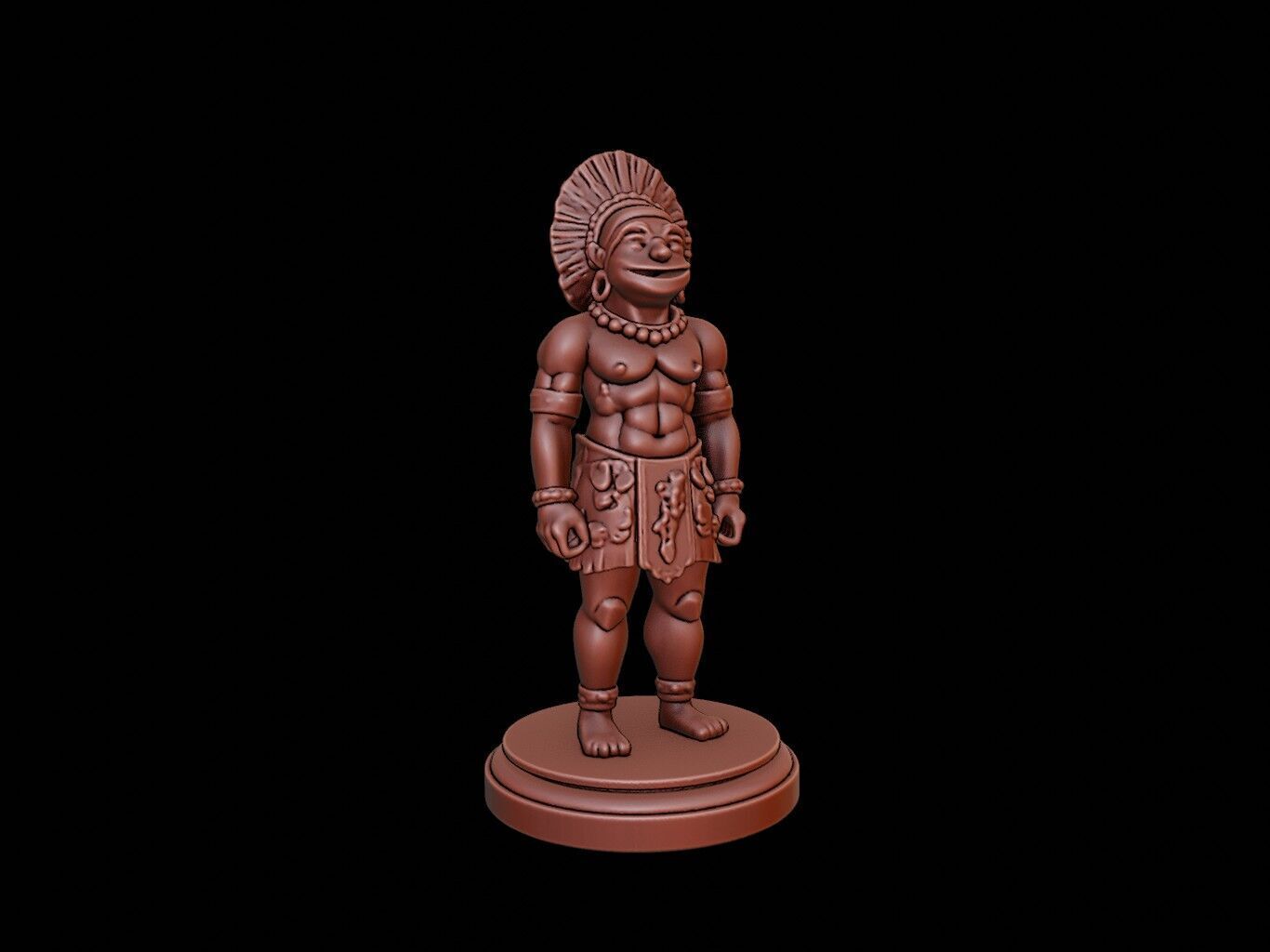 Cipactli Bust 3D print model_1