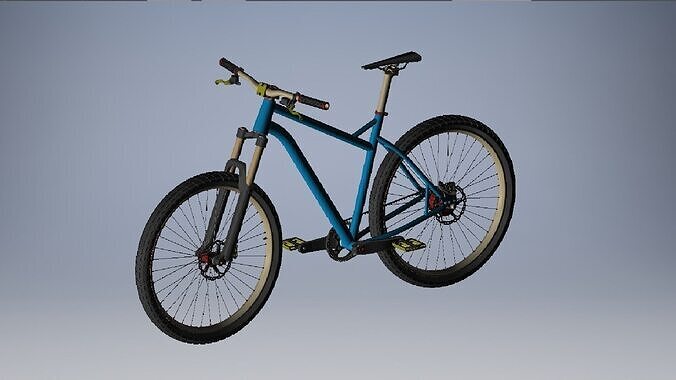 Hardtail Mountain Bike 3d model 3D model