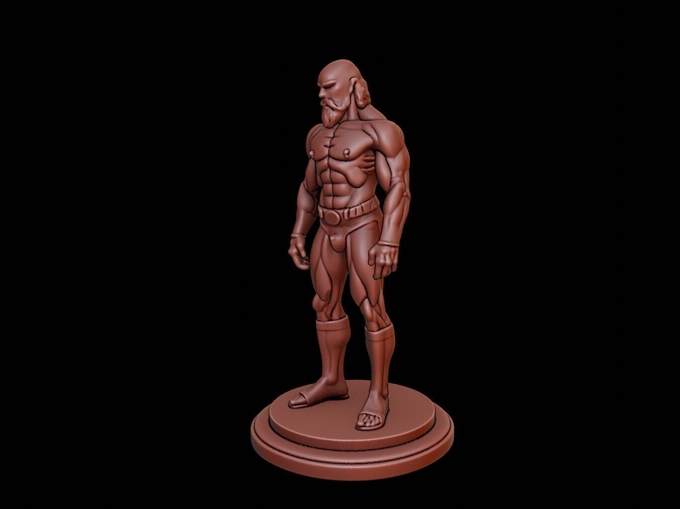 Cyclops Bust 3D print model_2
