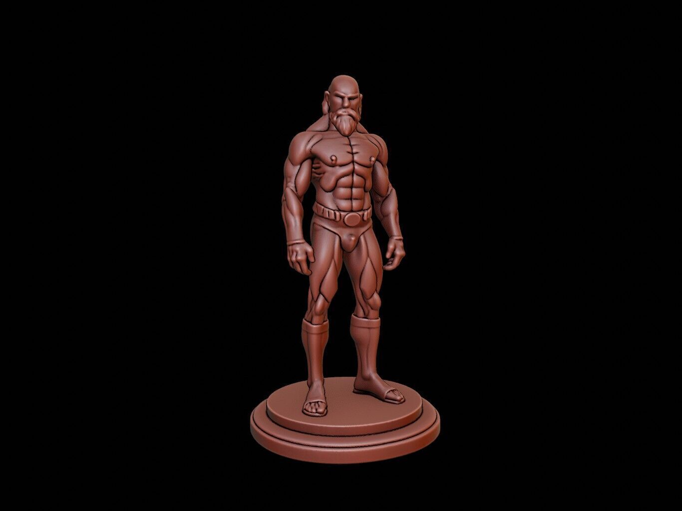 Cyclops Bust 3D print model_1