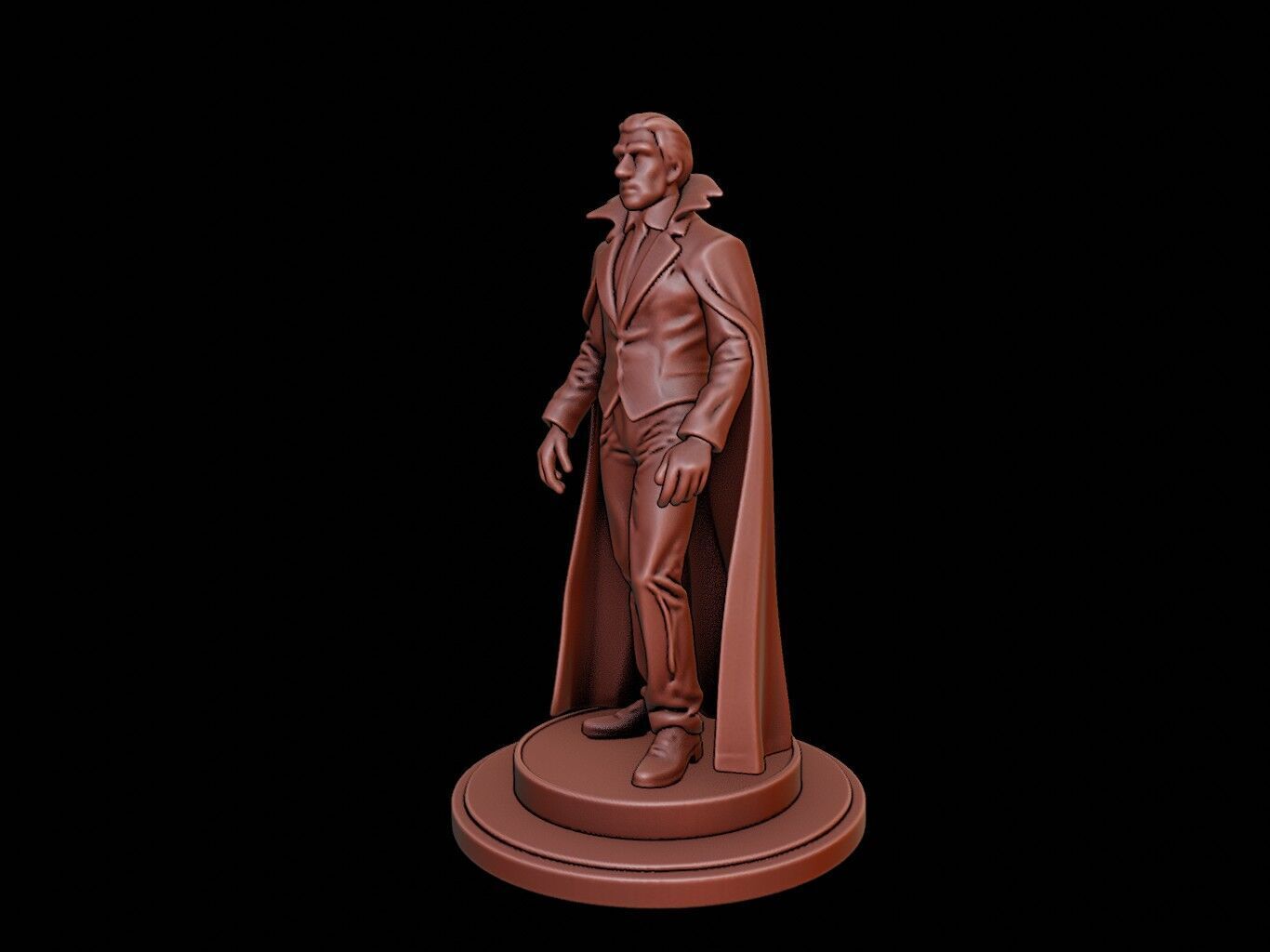 Dracula Bust 3D print model_2