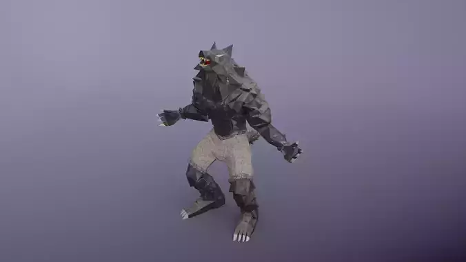 Werewolf Wolfman Forest beast  Mythical monster creature Dark 