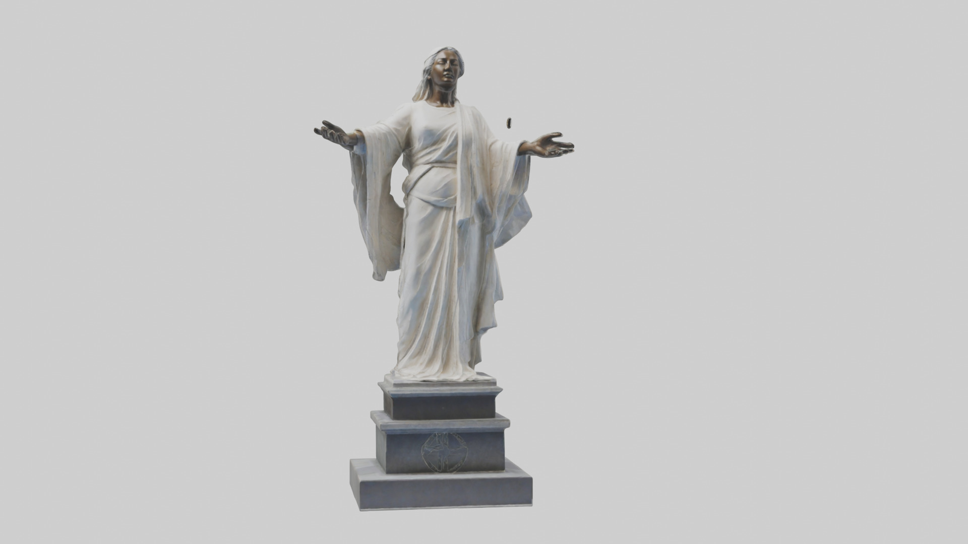 Enduring Peace statue model Low-poly 3D model_20