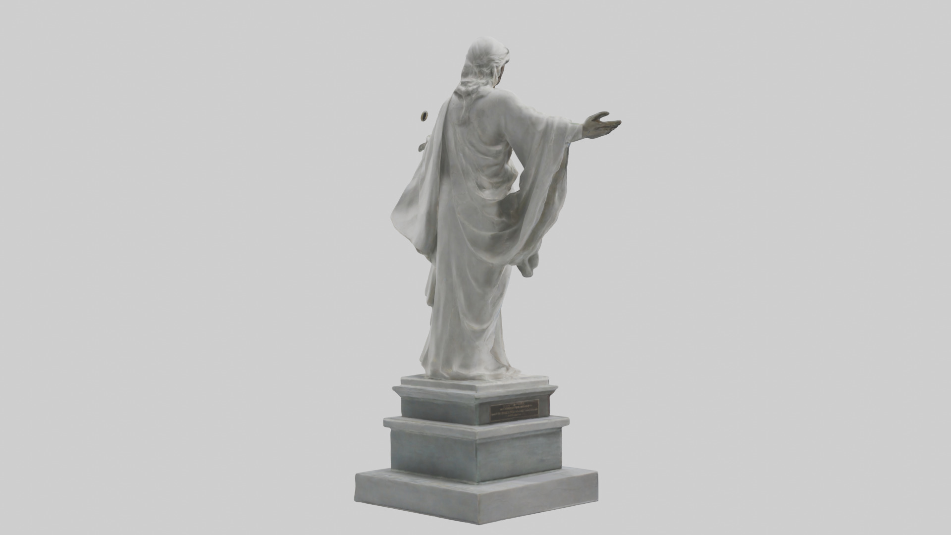 Enduring Peace statue model Low-poly 3D model_4