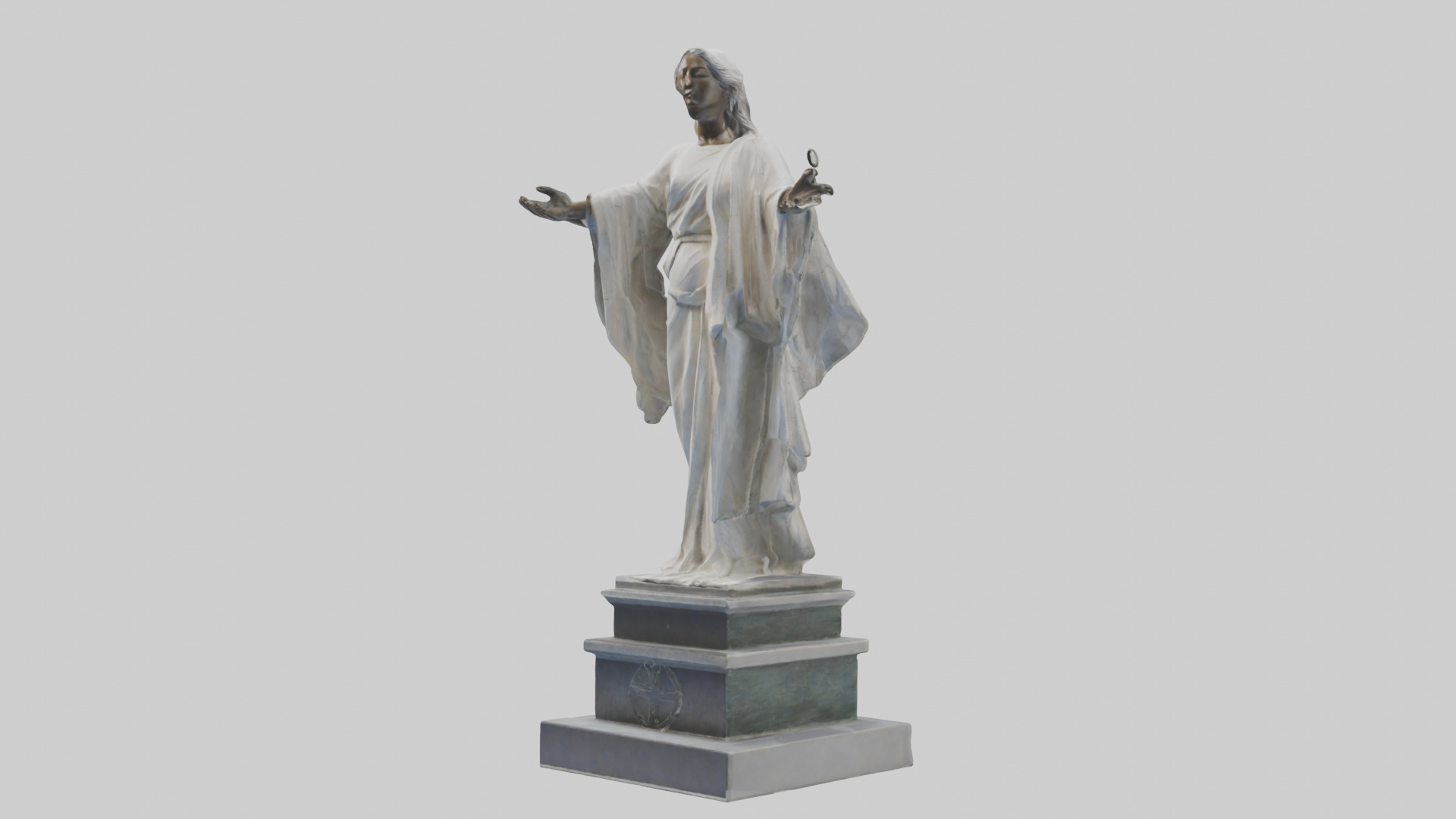 Enduring Peace statue model Low-poly 3D model_11