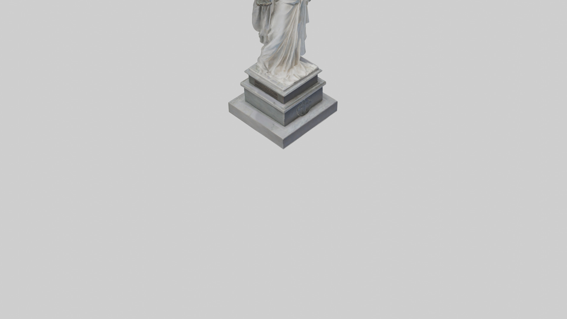 Enduring Peace statue model Low-poly 3D model_8