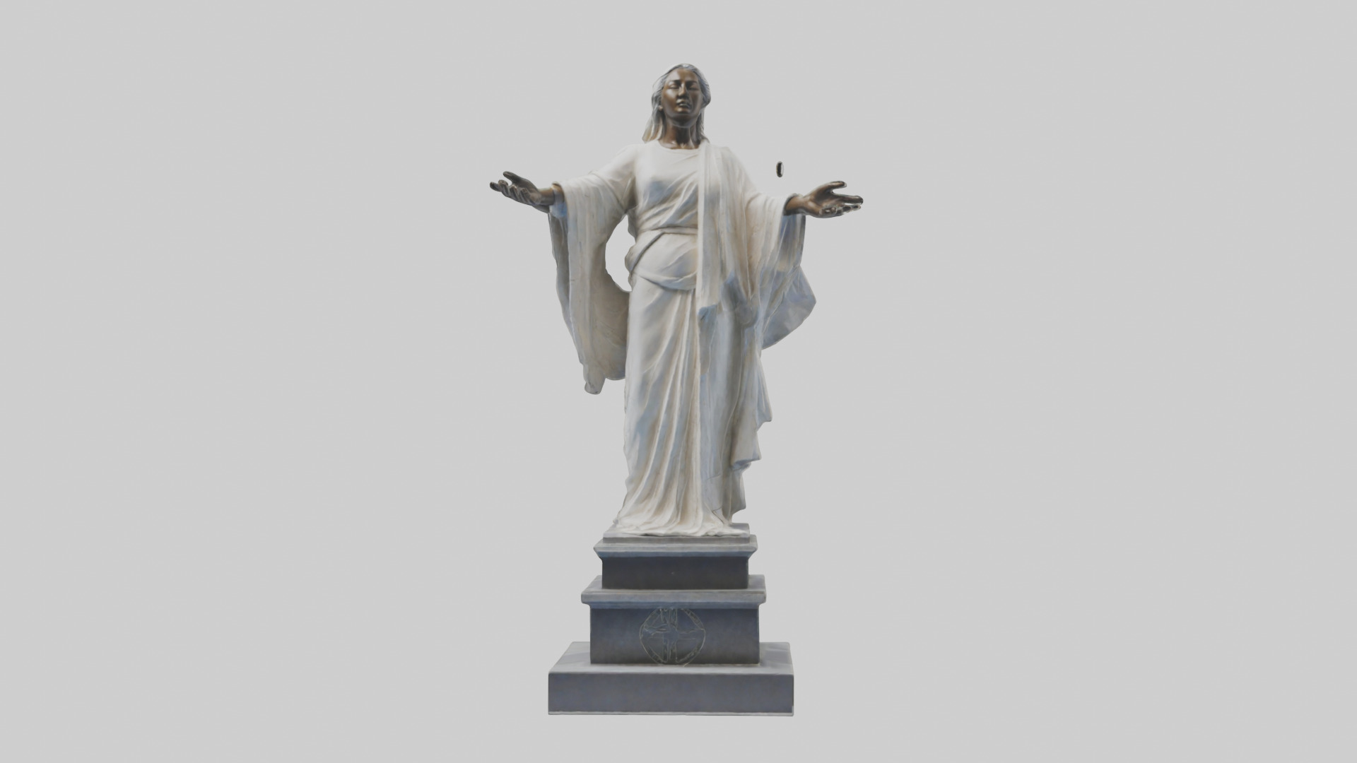 Enduring Peace statue model Low-poly 3D model_14