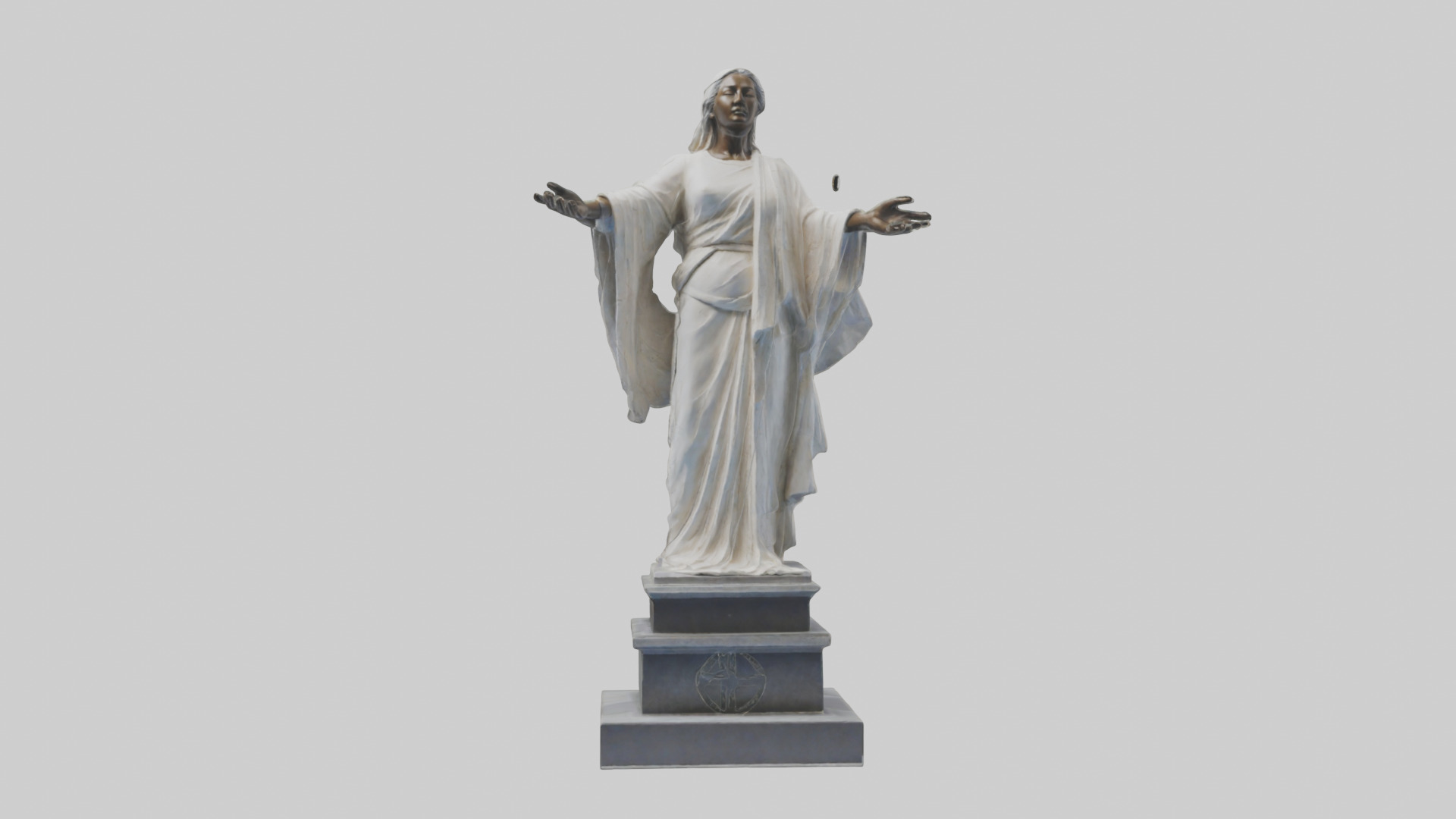 Enduring Peace statue model Low-poly 3D model_19