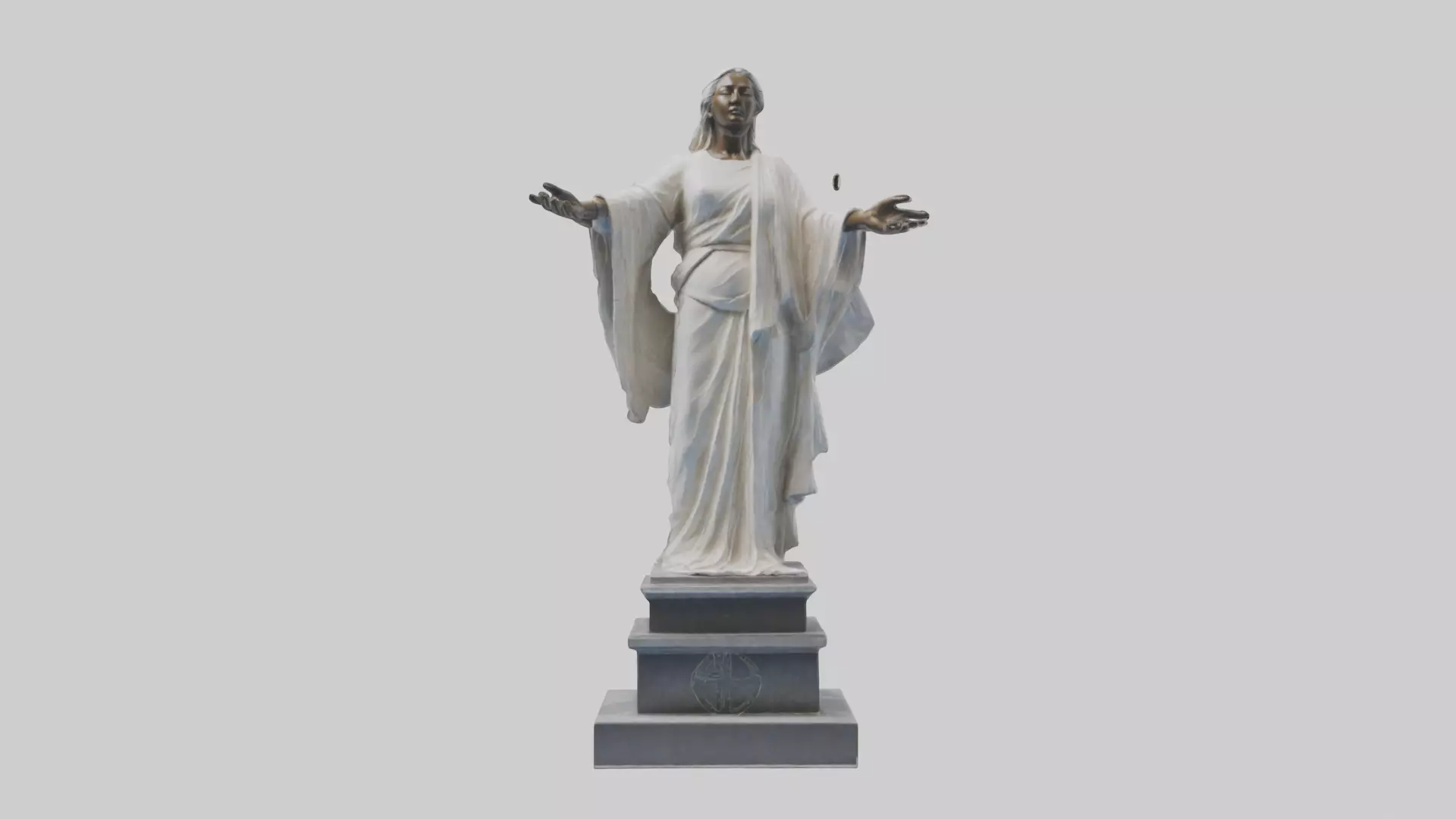 Enduring Peace statue model Low-poly 3D model_0