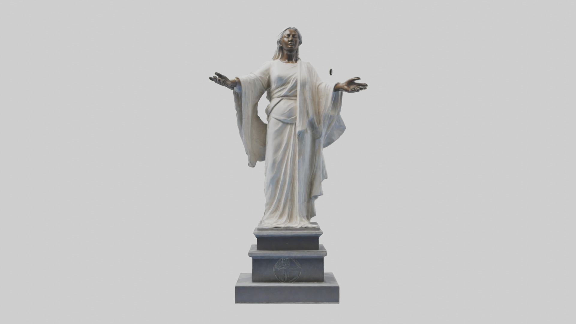 Enduring Peace statue model Low-poly 3D model_10