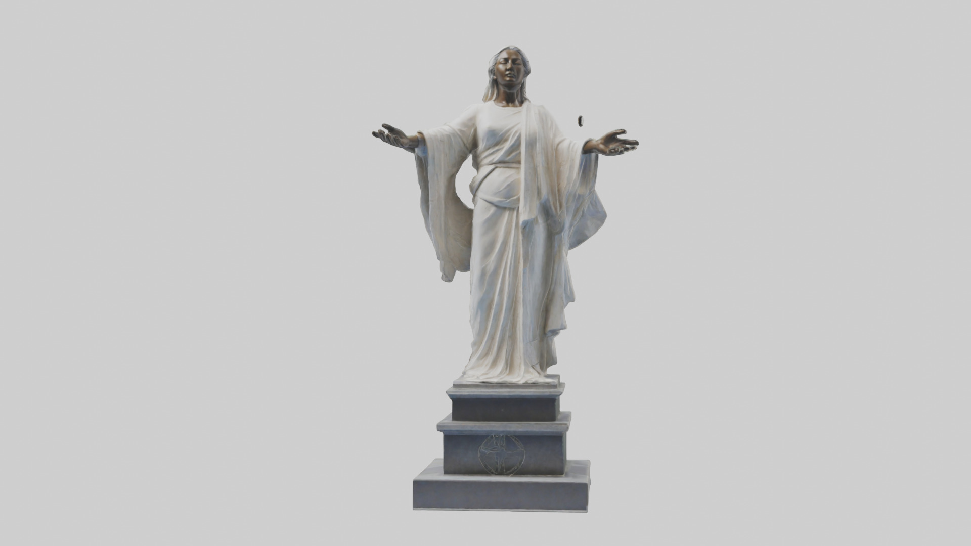 Enduring Peace statue model Low-poly 3D model_12