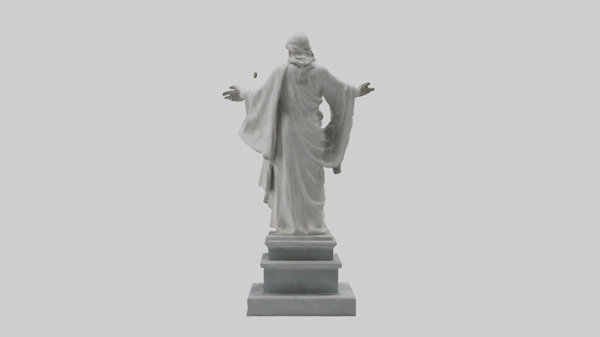 Enduring Peace statue model Low-poly 3D model_2