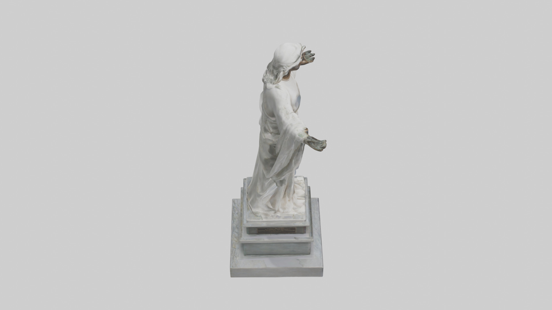 Enduring Peace statue model Low-poly 3D model_28