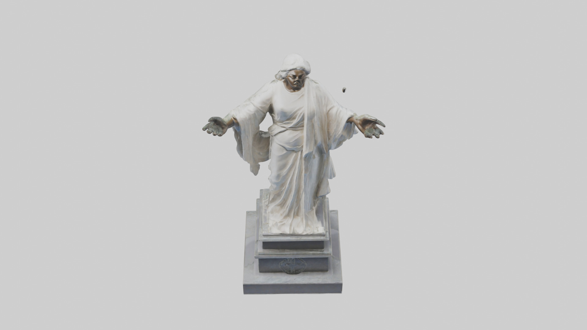 Enduring Peace statue model Low-poly 3D model_26