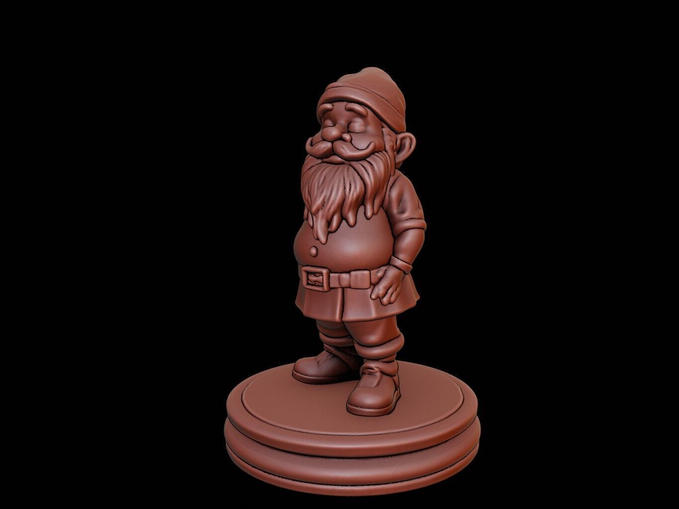 Dwarf Bust 3D print model_2