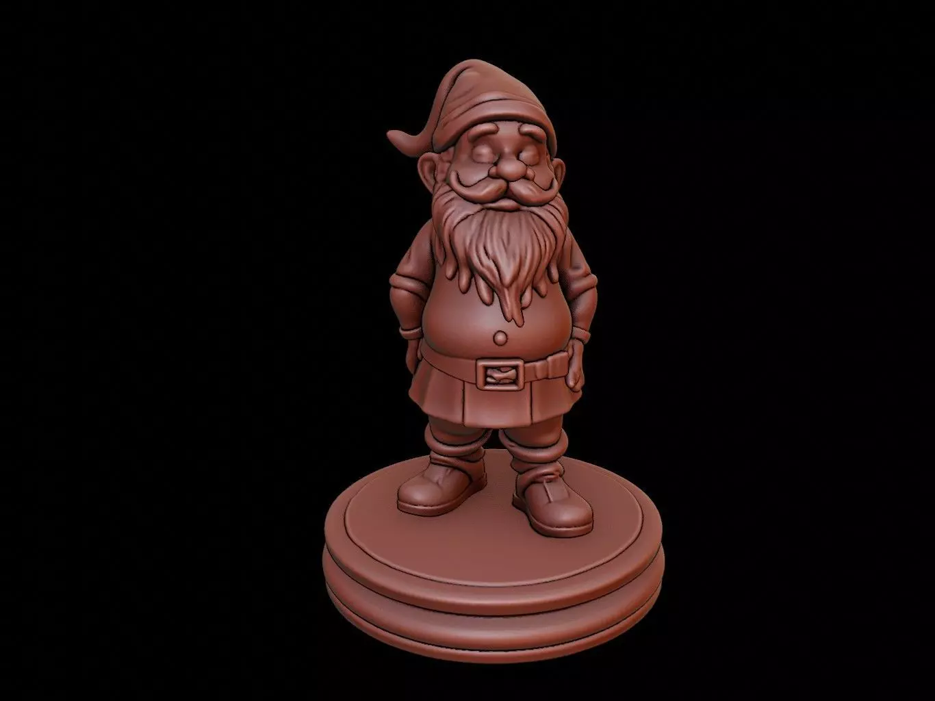 Dwarf Bust 3D print model_0