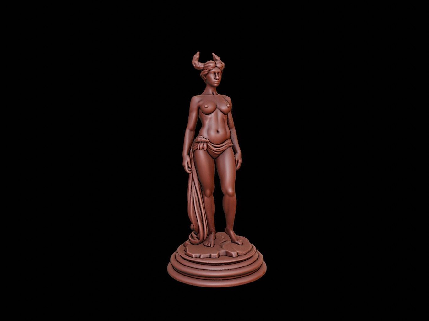 Erinyes Bust 3D print model_1