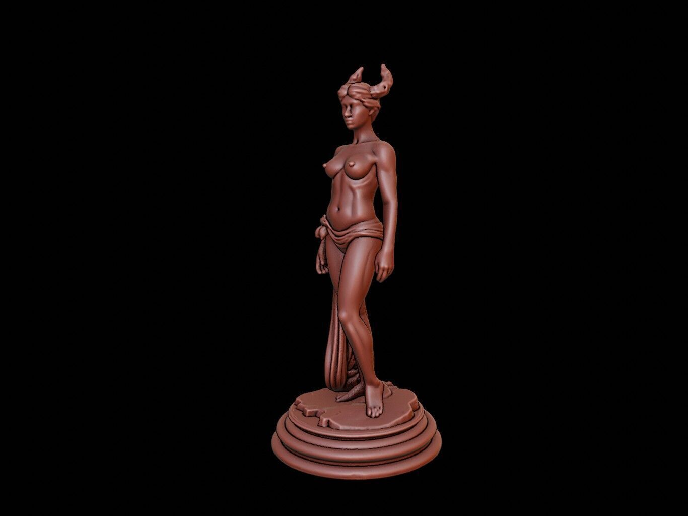 Erinyes Bust 3D print model_2